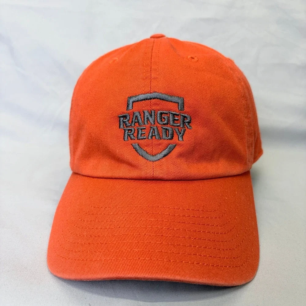 '47 Brand Ranger Ready Baseball Hat Unisex OSFA Orange Embroidered Dad Cap
